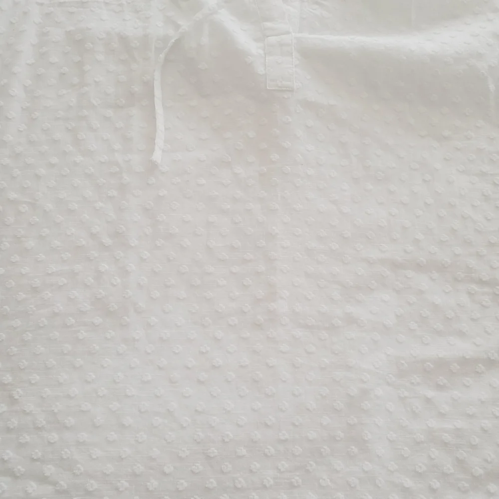 Loft Clip Tie Neck Puff Sleeve Top